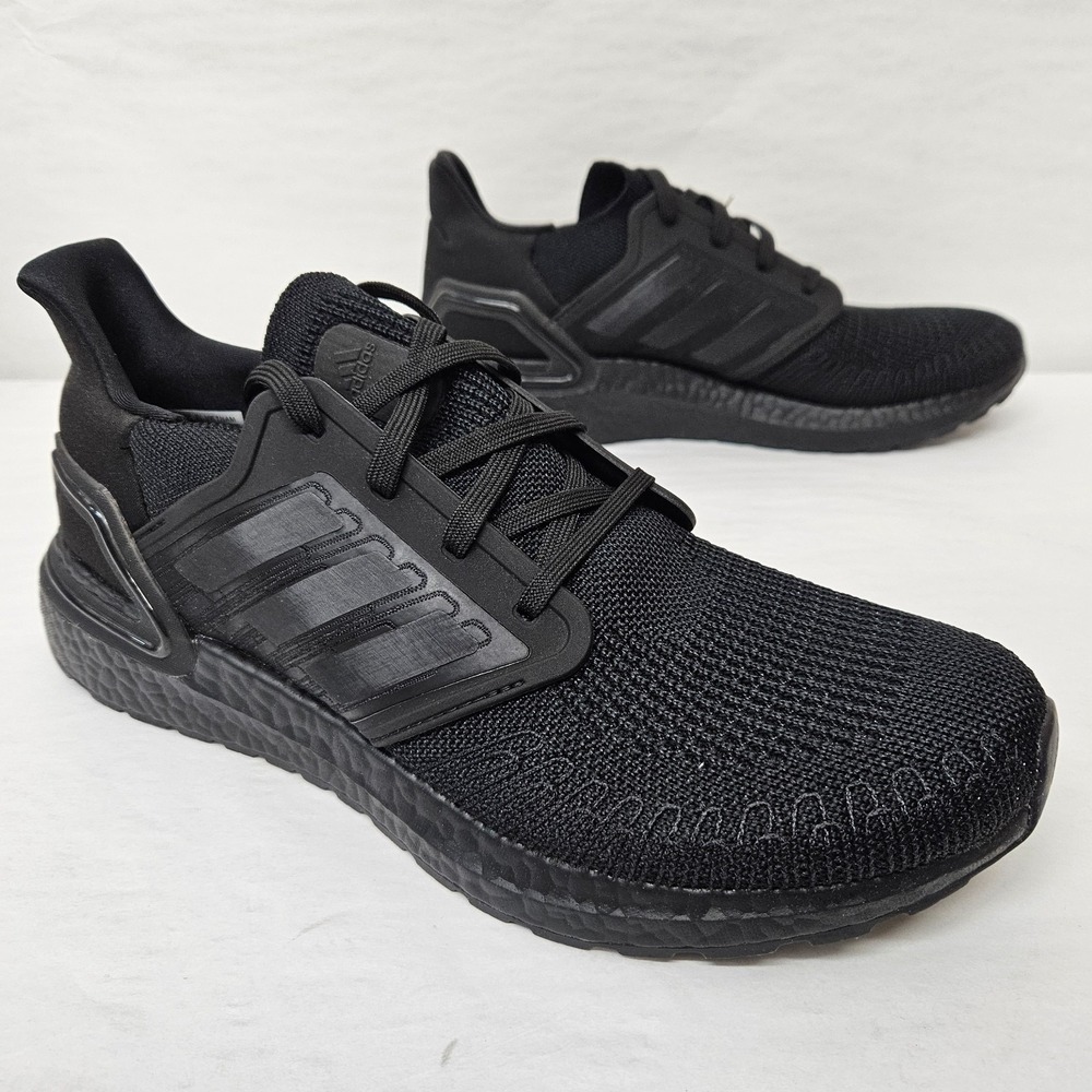 Adidas Ultraboost 20 Running Shoes FU8498 Core Black Solar Red Women's Size 11